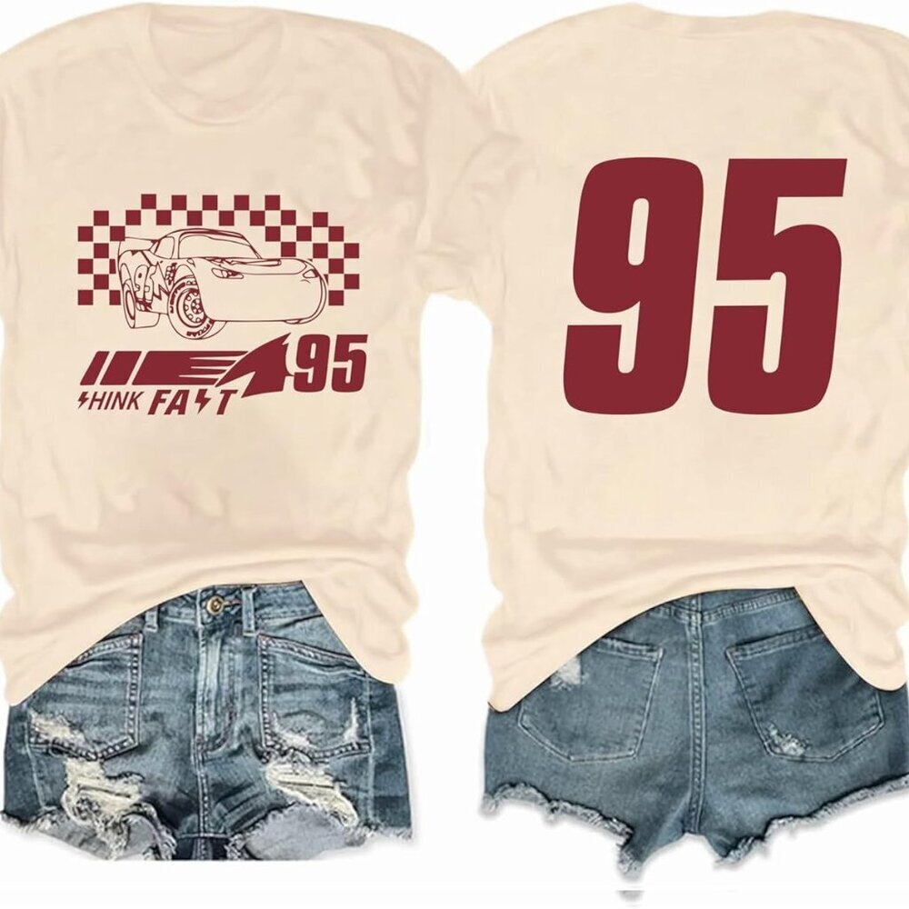 Racing Cars Shirts Women Vintage Magical Shirt Checkered Graphic Race Lover Tees